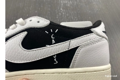 Hyperoad LOW JORDAN WHITE 1 X SCOTT OG TRAVIS AIR BLACK 0801